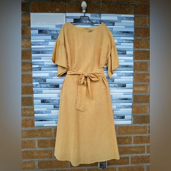 Cremieux Natalia Tie Front Ruffle Sleeve Dress 12 - Picture 3 of 17